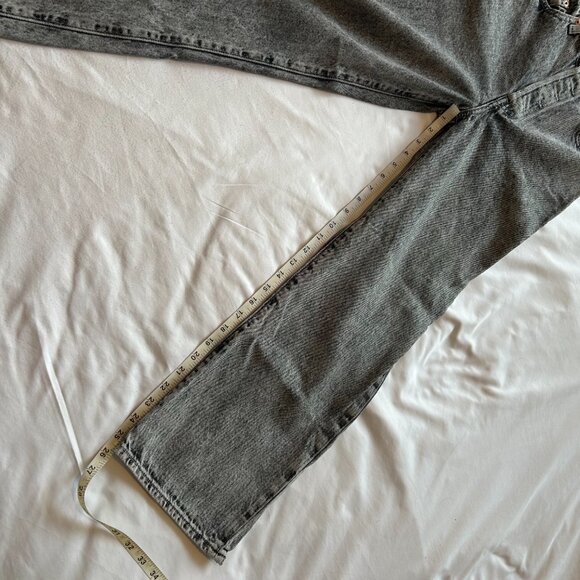 Levi's Ribcage Straight Ankle Jeans - 26 - Moon Landing Grey - Picture 4 of 9